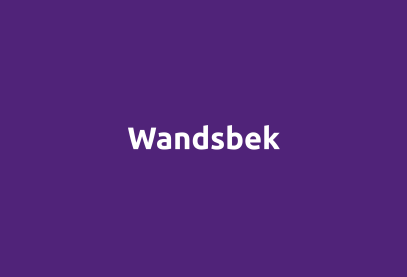 Auf Volt-violettem Hintergrund steht geschrieben: Wandsbek
